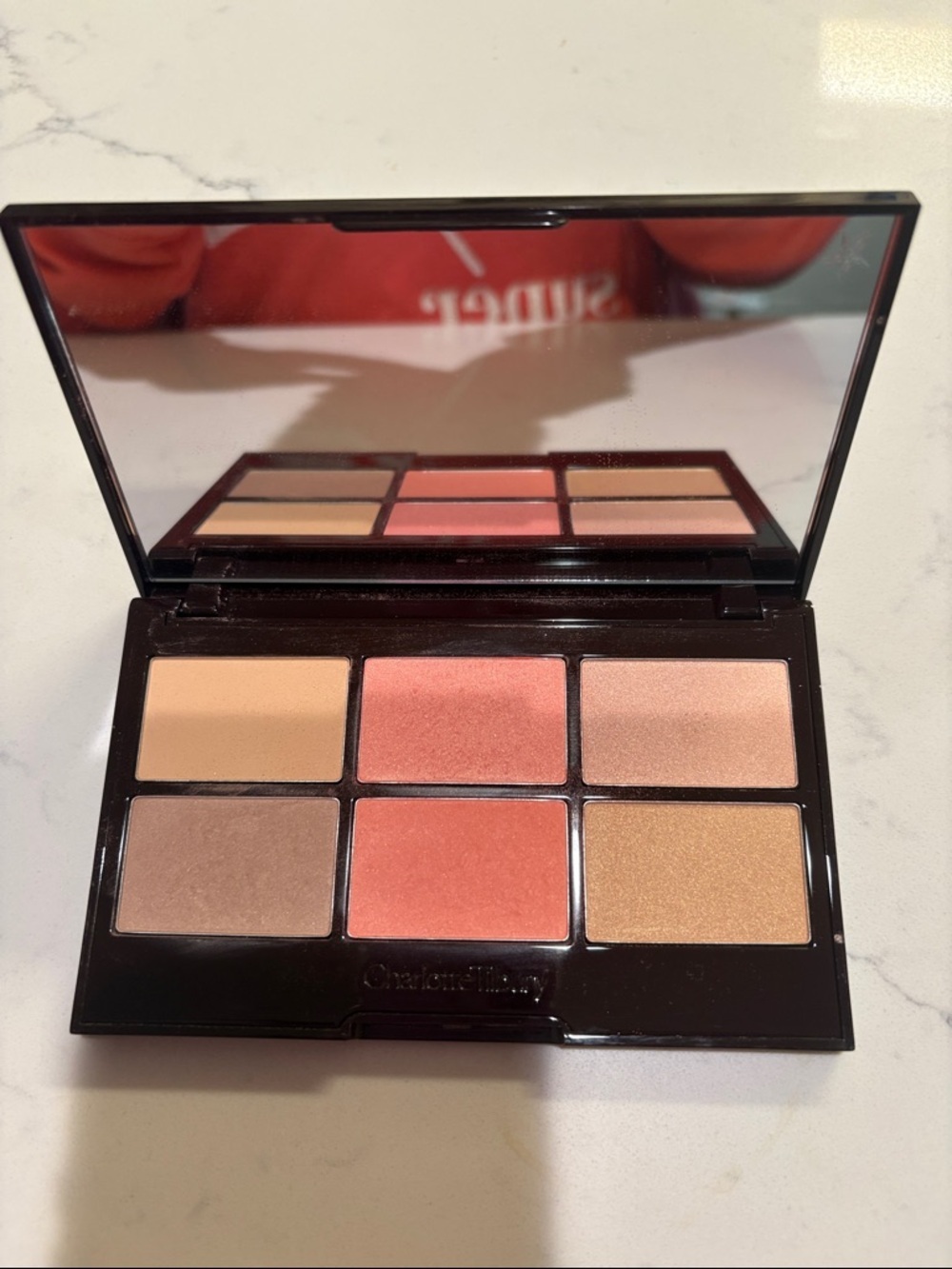 Charlotte Tilbury Dark Brown Eyeshadow Palette with Gold Detailing - Picture 4 of 8